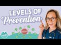 مستويات الوقاية في التمريض والصحة العامة