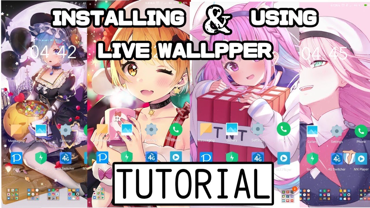 Install & Using Live Wallpaper [TUTORIAL] edit For First Method Only