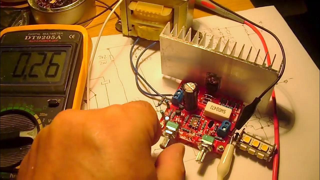 Original Hiland DIY 030V 01A LM317 Adjustable Voltage Current Power