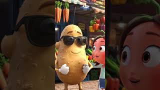 🥔 Aloo Ji Ka Network Issue 😂📶 | Funny Vegetable Love Triangle 🤣 #Shorts