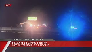 I-485 Outer Loop wreck causing delays Monday morning