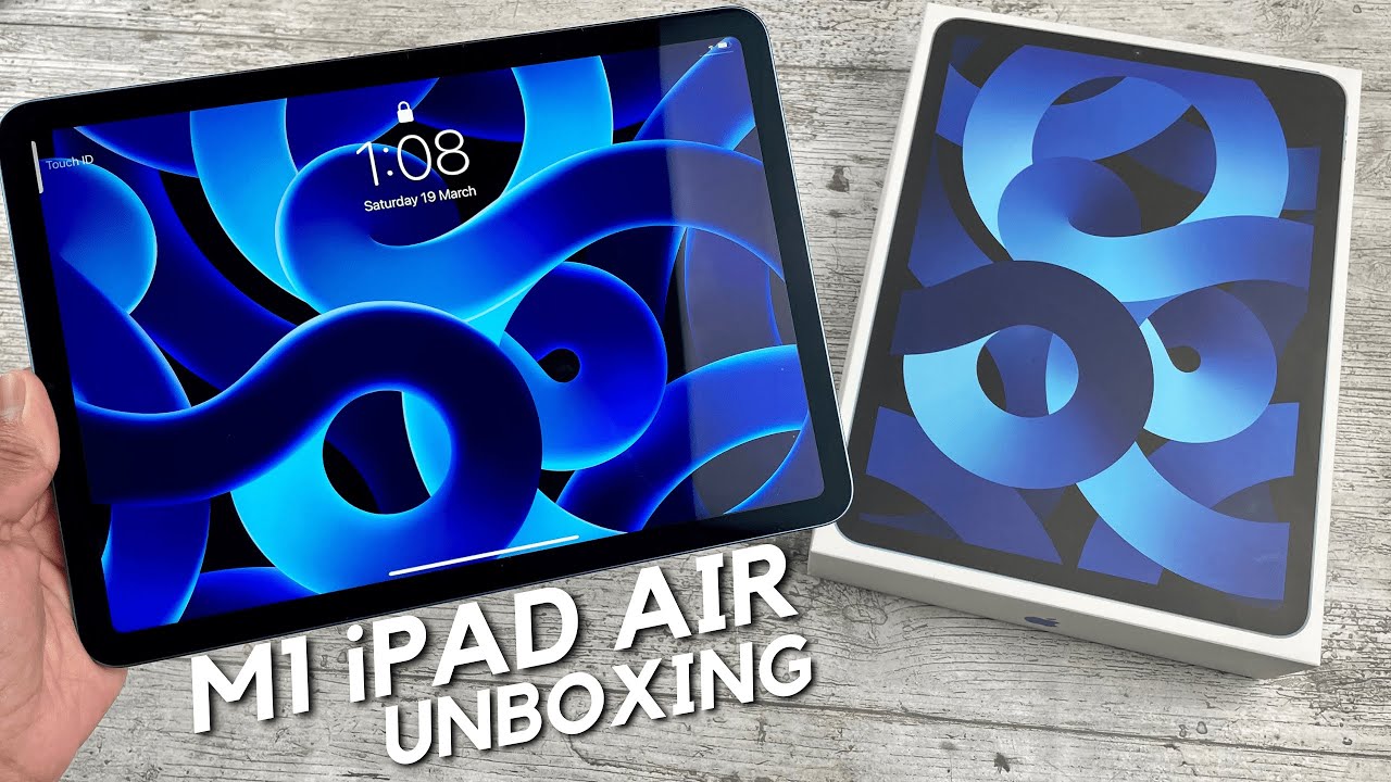 NEW 2022 M1 iPad Air Blue UNBOXING + First Impressions!