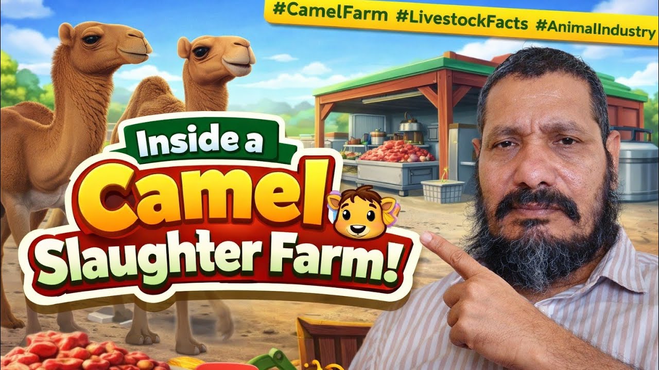  How Camel Industry Works? 🏭🐪 Complete Factory & Farming Process 