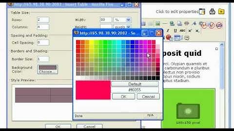 WebHosting Break Presents: Creating Tables in RVSitebuilder