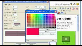 WebHosting Break Presents: Creating Tables in RVSitebuilder