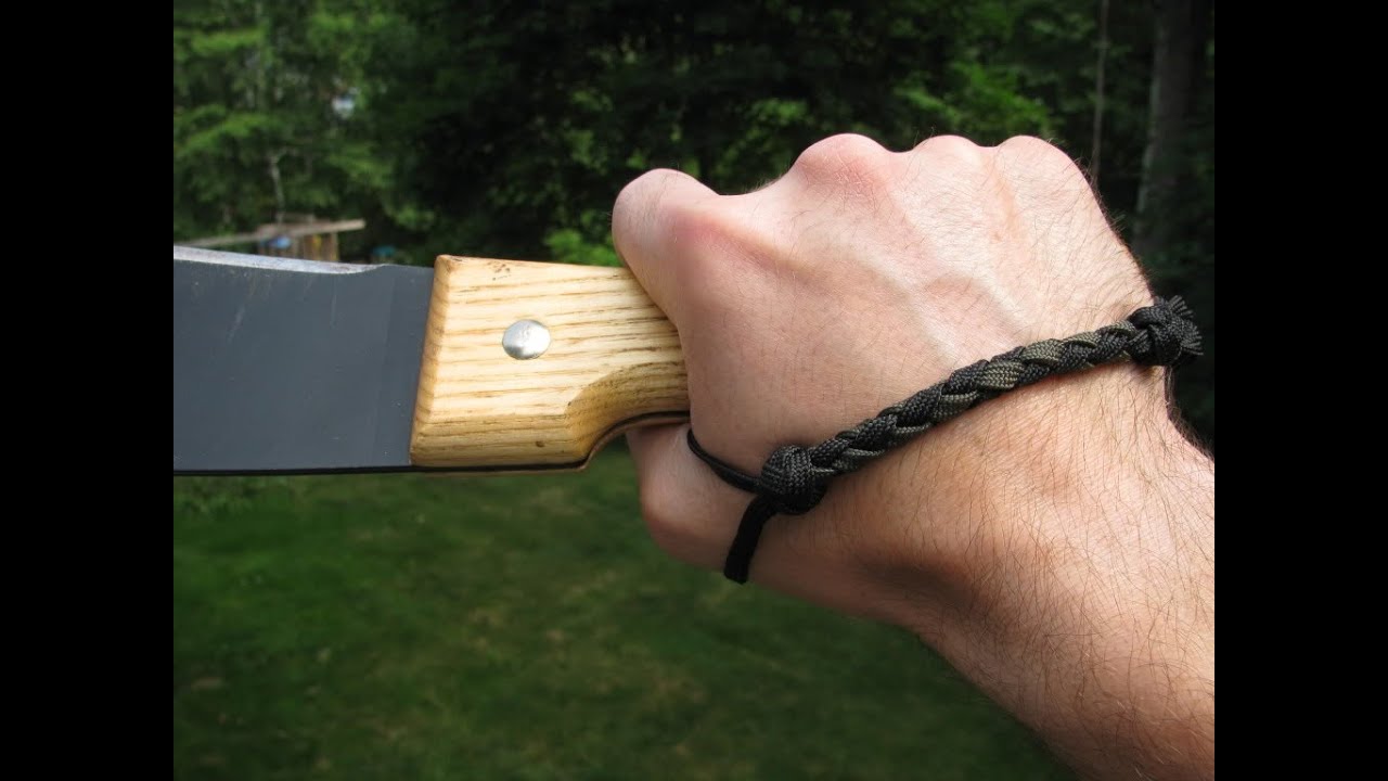 Paracordist how to measure knife and hand to create a unique paracord knife lanyard (for