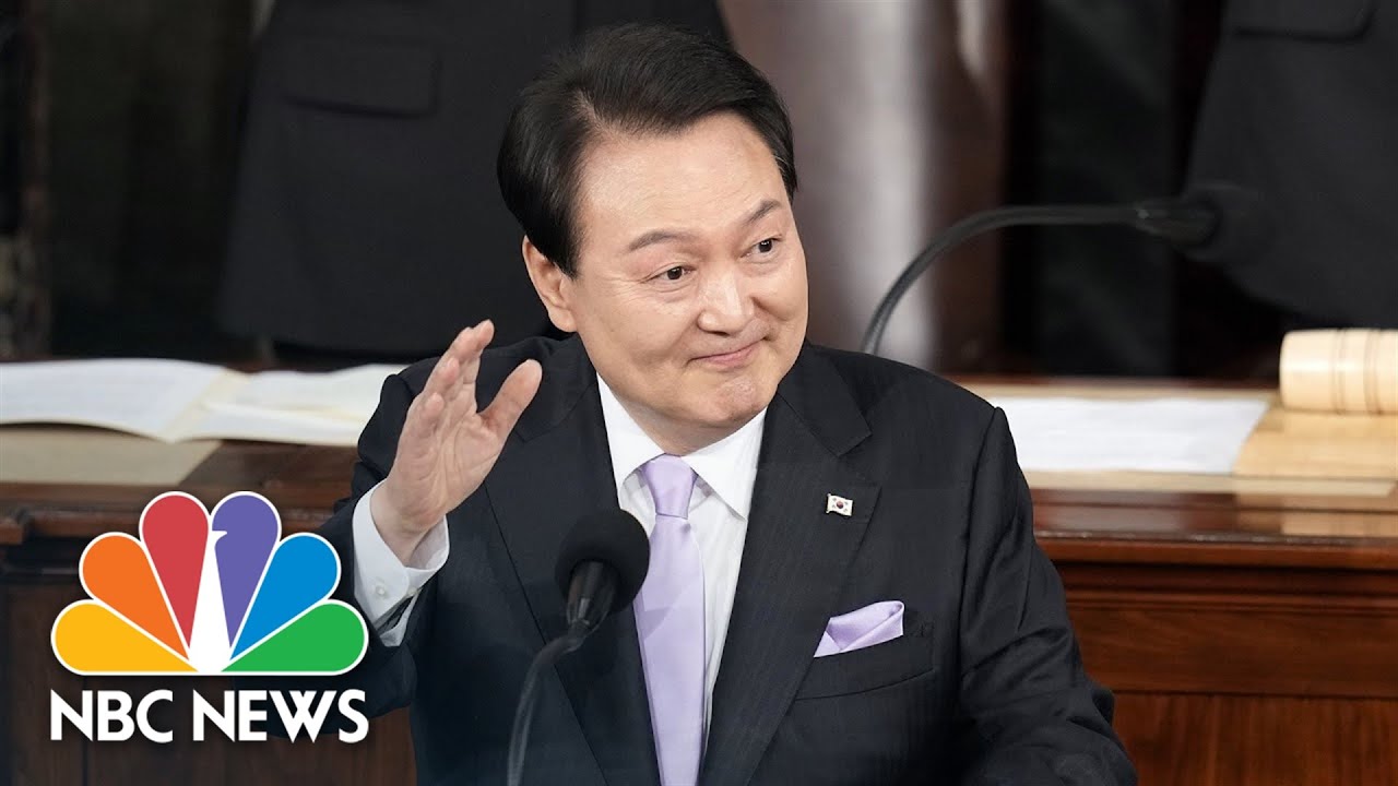 Watch South Korean president’s full address to a joint session of Congress