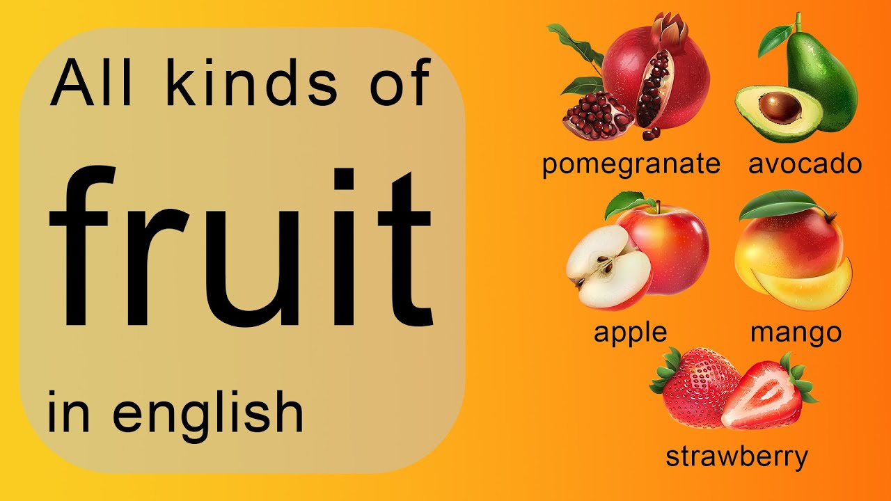 Fruit in English YouTube