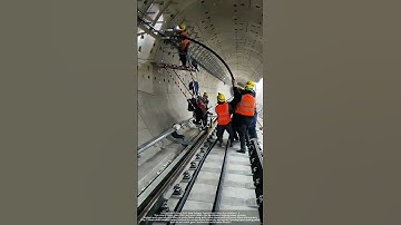 Secret Tunnel Wires POWERING Your Subway !⚡ Watch Workers Install Giant Cables !