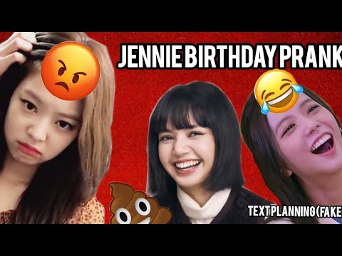 Surprise birthday party planning for Jennie text 😁🎉