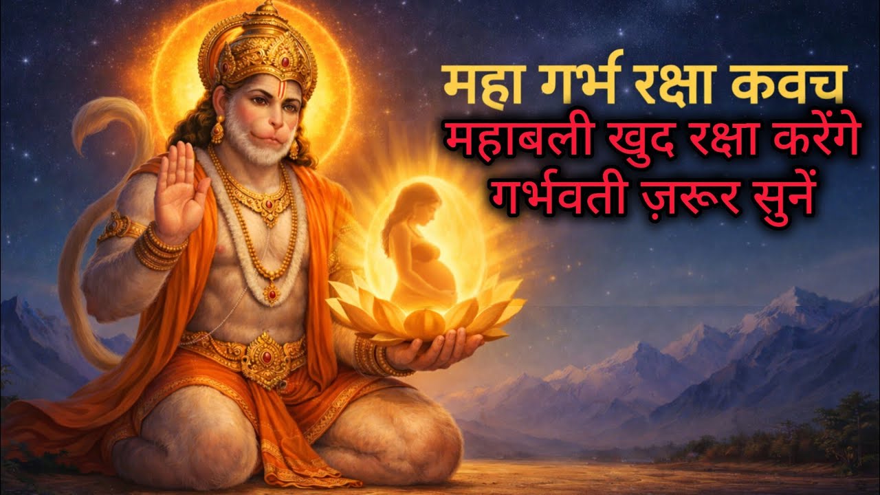 हनुमान गर्भ महा रक्षा मंत्र | 9 घंटे सुनें| Mother & Baby Protection | Powerful Mantra Bhajan