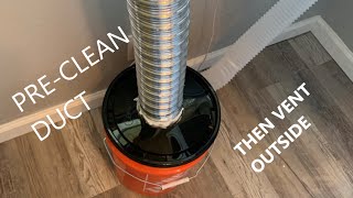 Cheap Dryer Vent Duct PreCleaner Saves Money and Speeds Drying (Before Venting Outside)