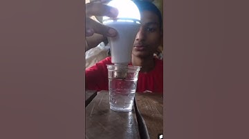 Glowing Bulb From Salt Water | How it works