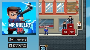 Mr Bullet 3D Gameplay Part 1 | Bullet City All Levels