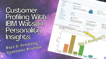 How to Create a Customer Profile with IBM Watson - Part 2 - Watson Personality Insights