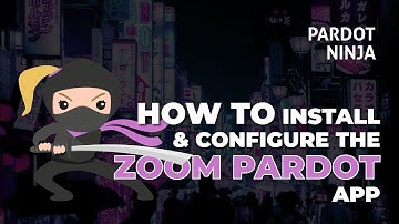 How to set up the Pardot Zoom app for webinars.