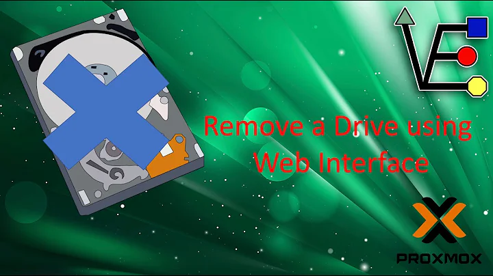 How to Remove a Drive using Proxmox Web Interface Proxmox Tutorial
