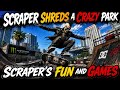 Scraper Shreds A Crazy Park in Virtual Skate