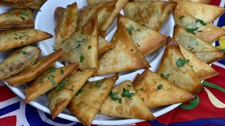 طريقة عمل السمبوسك وأطيب الحشوات (جبنة،لحمة، خضار) |How to make Samosa (cheese, meat and vegetables)