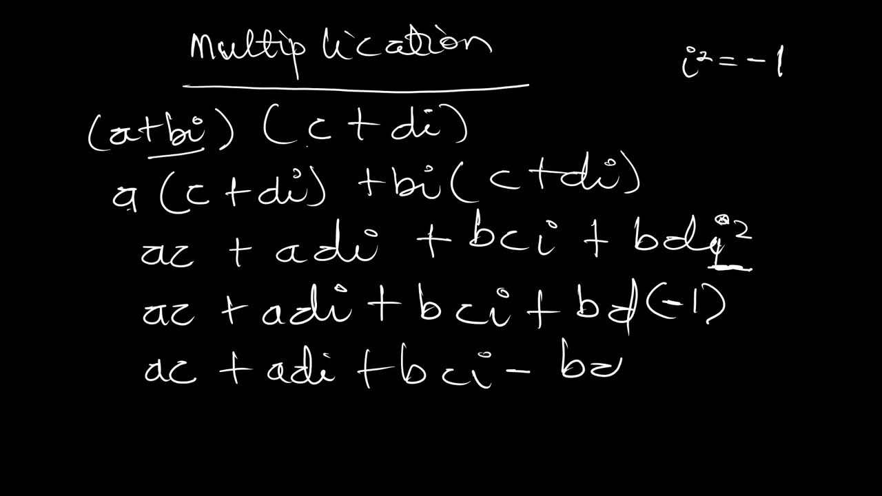 Ep3 Multiplication of complex numbers Linear Algebra - YouTube