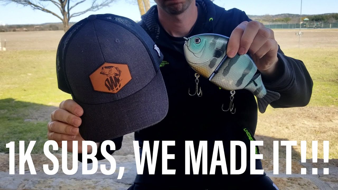 1K Subscriber Giveaway!! CUSTOM SWIMBAIT COMPLETE!!!