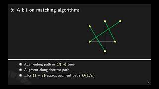 Sariel Har-Peled: Approximation Algorithms for Maximum Matchings in Geometric Intersection Graphs Wealth