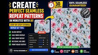 Convert Any Design into a Seamless Repeat Pattern Using AI