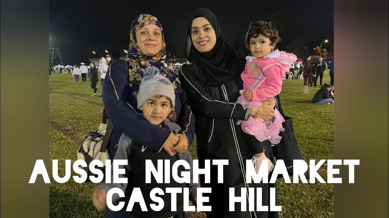 Aussie Night Market Castle Hill Playground Food stalls, shopping