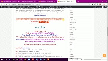 MarlaX MX102 Flash File Mt6580 6.0 New Update Firmware