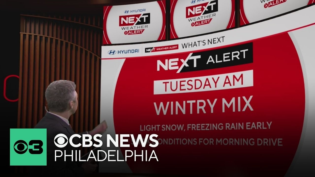 Chilly and dry Monday night in Philadelphia region, tracking wintry mix for Tuesday morning