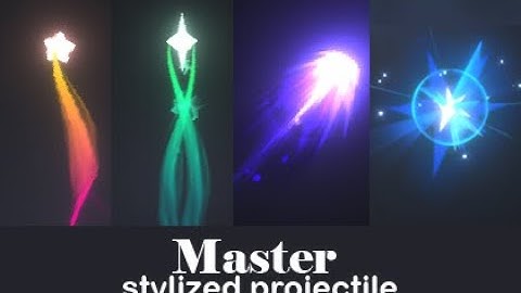 Master stylized projectile showcase