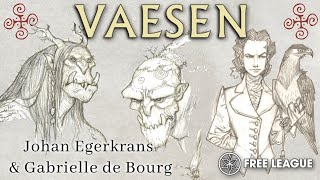 Vaesen RPG Q&A with Johan Egerkrans & Gabrielle de Bourg, Free League Publishing
#Vaesen #rpg #roleplayinggame #freeleaguepublishing
Vaesen - Nordic Horror Roleplaying: https://frialigan.se/en/store/?product_id=5409440858261
Meet the artist Johan Egerkrans and the game writer Gabrielle de Bourg of the dark Nordic Horror RPG Vaesen. How was Vaesen created, and what is the trick when you both draw and write in a dark and cold Nordic universe?
Vaesen - Nordic Horror Roleplaying
In dark forests, beyond the mountains, by black lakes in hidden groves. At your doorstep. In the shadows, something stirs. Strange beings. Twisted creatures, lurking at the edge of vision. Watching. Waiting. Unseen by most, but not by you. You see them for what they really are.
Vaesen.
Welcome to the Mythic North – northern Europe of the nineteenth century, but not as we know it today. A land where the myths are real. A cold reach covered by vast forests, its few cities lonely beacons of industry and enlightenment – a new civilization dawning. But in the countryside, the old ways still hold sway. There, people know what lurks in the dark.
They know to fear it.
Vaesen – Nordic Horror Roleplaying is based on the work of Swedish illustrator and author Johan Egerkrans, Vaesen presents a dark Gothic setting steeped in Nordic folklore and old myths of Scandinavia. The game mechanics use an adapted version of the award-winning Year Zero Engine.
Key features:
- Ten ready to use archetypes let you create a character in minutes – or use the included life path tables and let the dice decide.
- Quick and flavorful rules for combat, investigations and horror.
Rules for developing the player characters’ headquarters during campaign play.
- A detailed gazetteer of the Mythic North setting and the town of Upsala.
- A score of bloodcurdling vaesen to encounter, all beautifully illustrated by Johan Egerkrans.
- An introductory Mystery called The Dance of Dreams. Vaesen RPG Q&A with Johan Egerkrans & Gabrielle de Bourg, Free League Publishing
