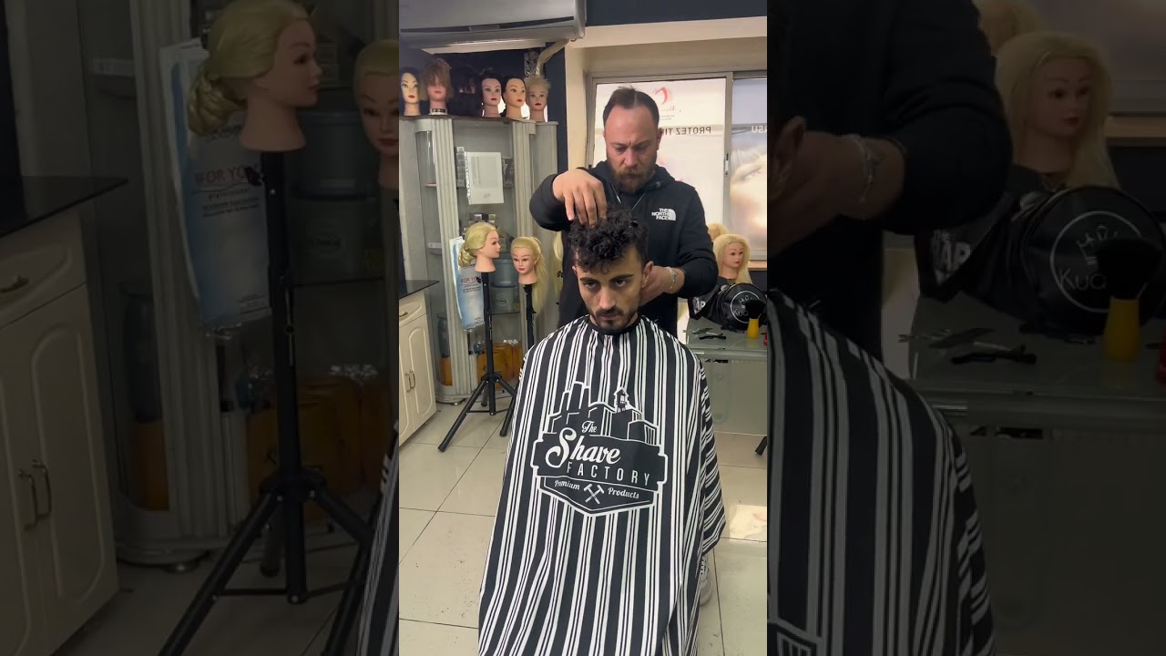 Teknik kesim ile taper fade (berberlik ögreniyorum)