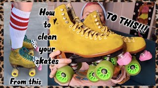 WHY ARE MY ROLLER SKATES SO DIRTY? HOW TO CLEAN YOUR ROLLER SKATES!