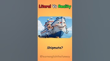 Literal Vs Reality English Compound Words | 032