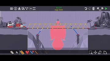 PolyBridge2 2-02. long drawbridge.