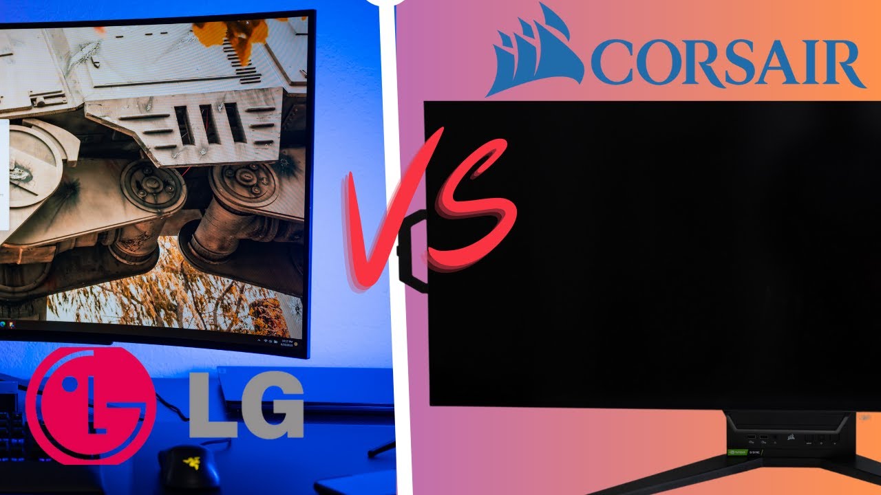 LG Ultragear 45 Inch OLED VS. Corsair Xeneon Flex. Very different ...