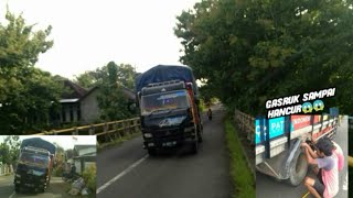 TRUCK RAFAEL MUATAN 12TON   OML3N9 SAMPAI GASRUKKK || cctv semanu oyi