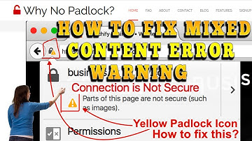 How to Fix Mixed content error in any website?