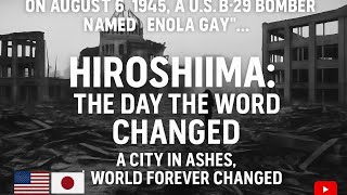 Hiroshima The Day The world Changed 80 Years After The Atomic Bomb