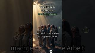5. Vergessene Träume? 🙏 Gottes Ruf zum NEUANFANG! ✨ (Esra 5,2 enthüllt) #Glaube #Neuanfang #Bib