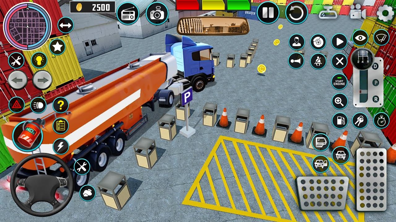 US Truck parking Driving Simulator - Cargo Transport Multistory Vehicle - Android GamePlay