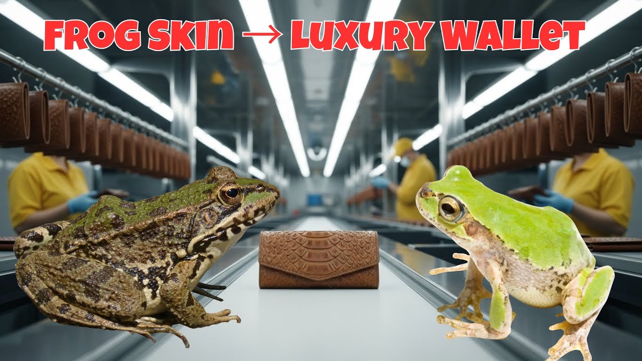 Inside the Frog Skin Workshop – (Full Process) How Million-Dollar Micro-Leather Wallets Are Made