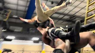 Double German suplex!