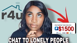 I TRIED GET PAID TO CHAT +$100 DAILY | Remotely4U full review