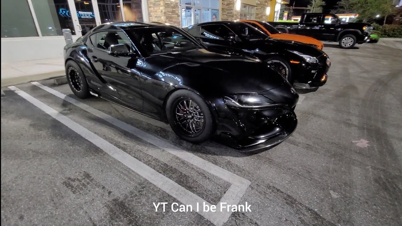A90 Supra Precision Turbo E85 vs On3 Twin Turbo F-150 5.0 RWD - YouTube