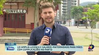 Lei sancionada estende licenca maternidade em casos de complicacoes