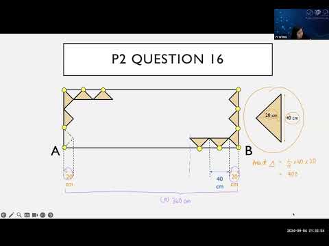 Video: a Genius Plus Academy teacher solving PSLE 2023 Paper 2 Question 16