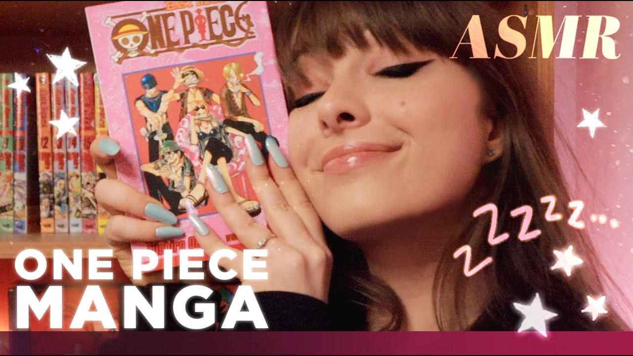 ASMR 🏴‍☠️ One Piece Manga! 🏴‍☠️ Tapping, Tracing, Page Flipping & Whispered Reading