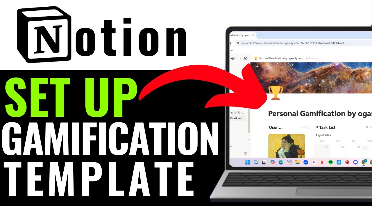 How To Set Up Your Gamification Notion Template 2025 (Step-by-Step)